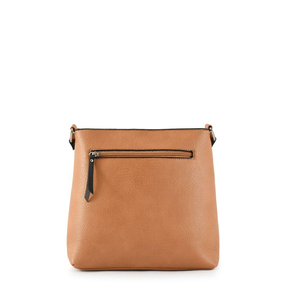 Cartera bandolera mediana saray camel-2