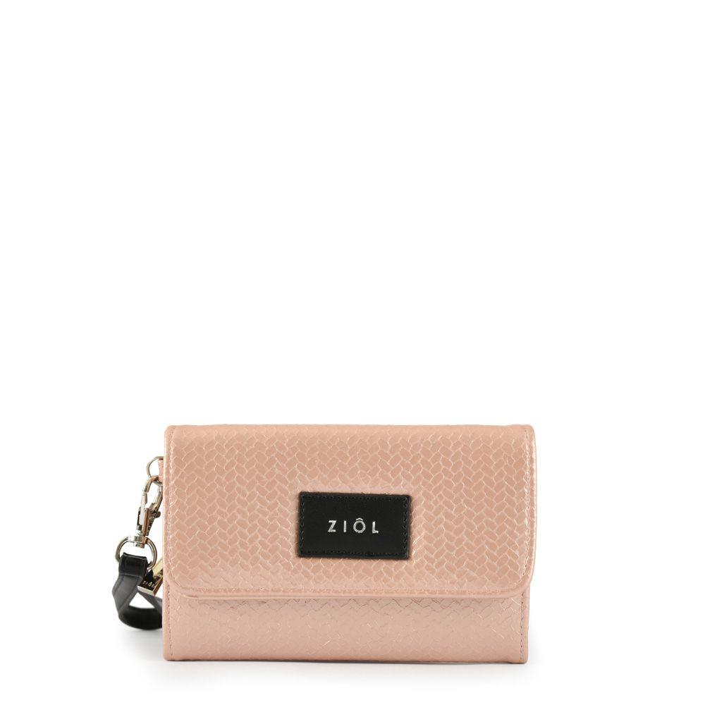 Billetera mediana printemps rosado-0