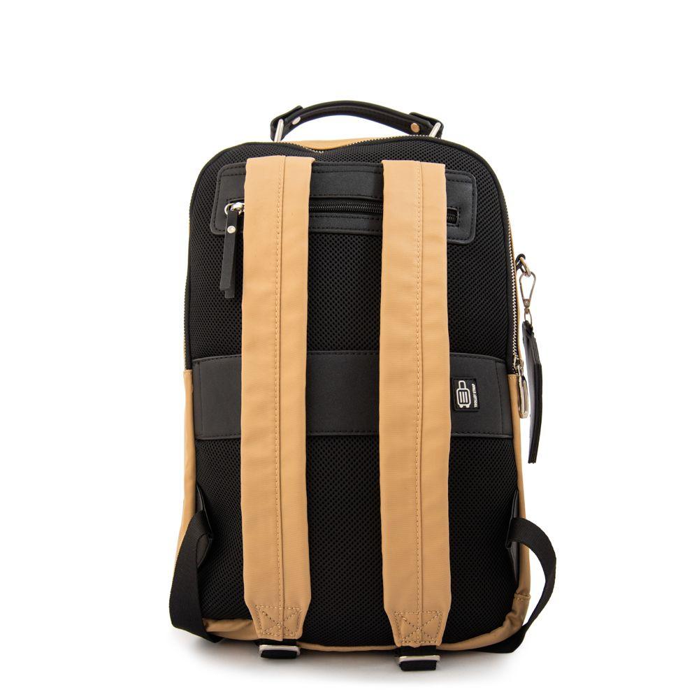 Mochila porta notebook megan grande beige oscuro-2