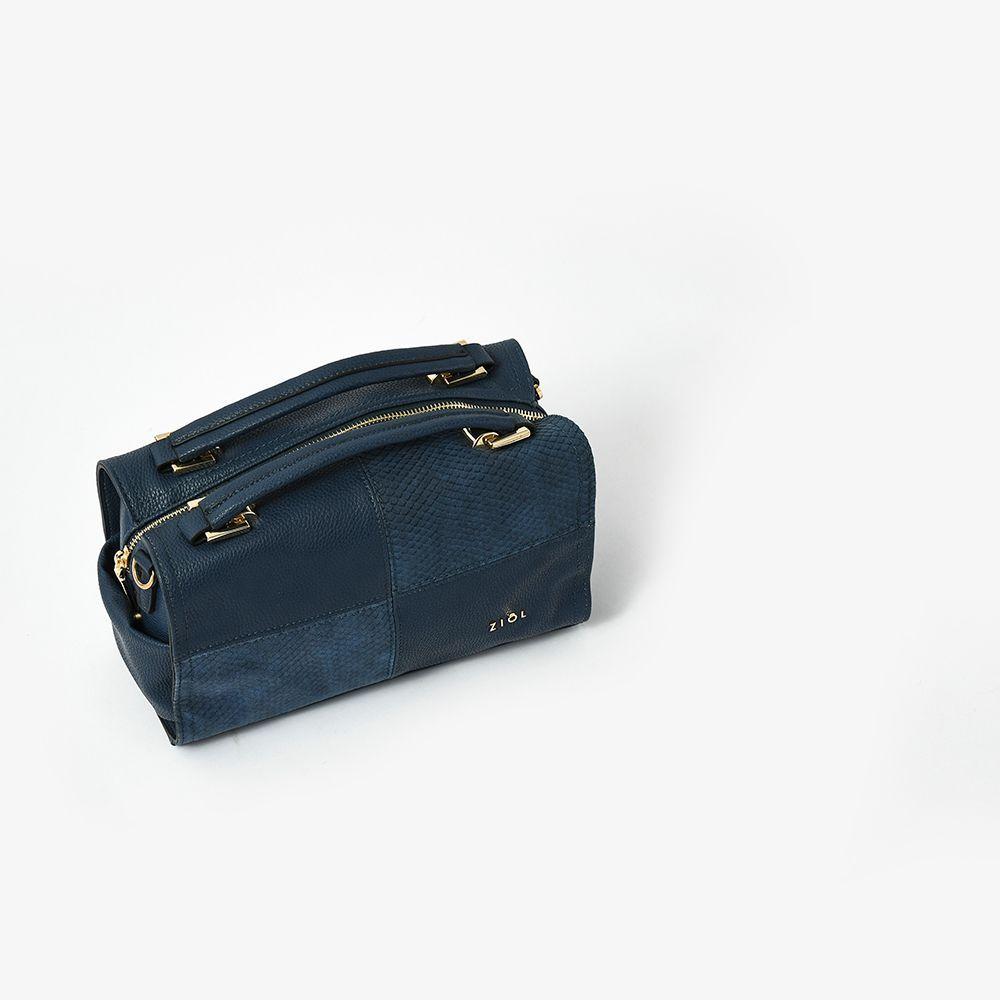 Raines Cartera Tipo Baul Azul-1