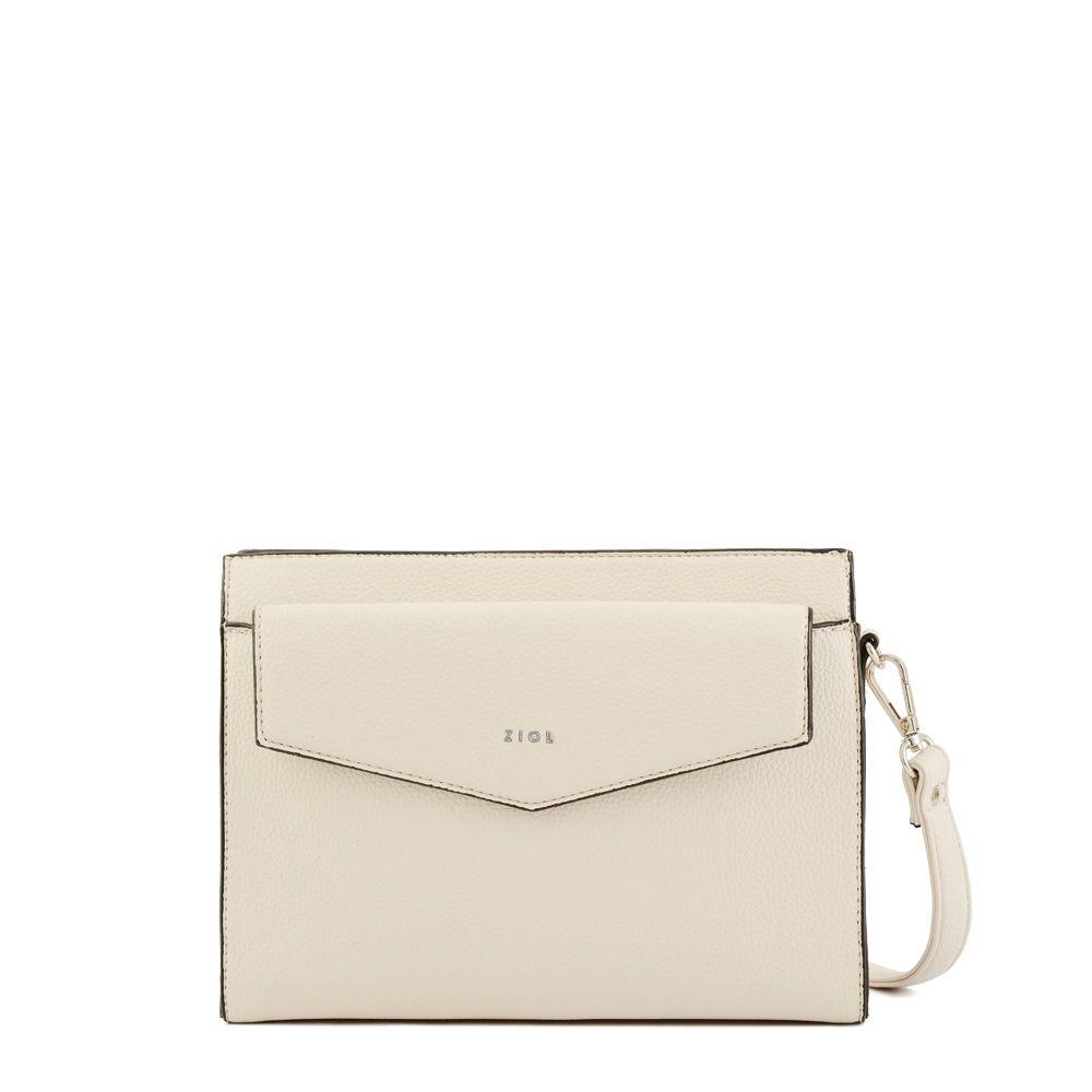 Cartera bandolera pequeña rozalen blanco crudo-0
