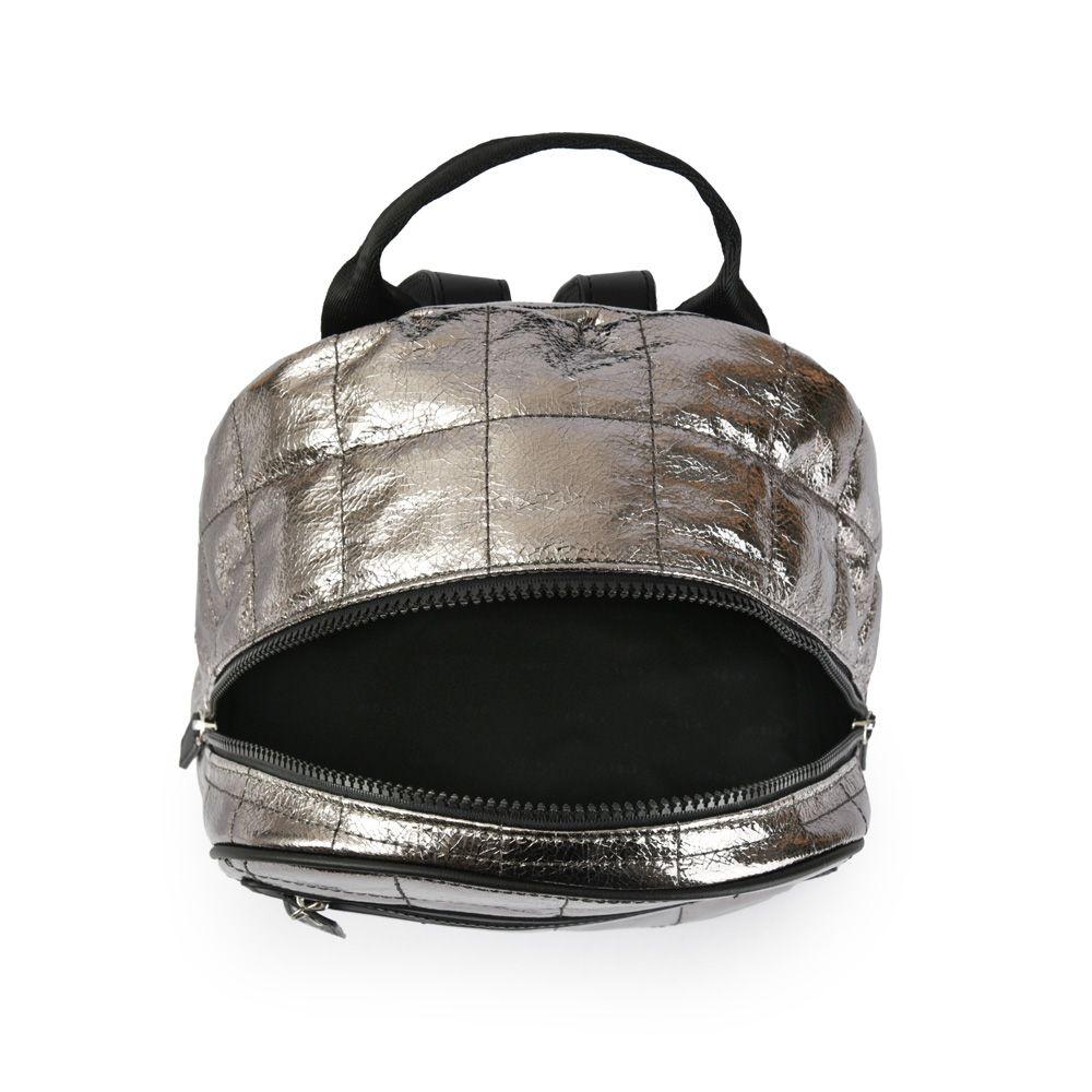 Mochila mediana vanilla plateado oscuro-3