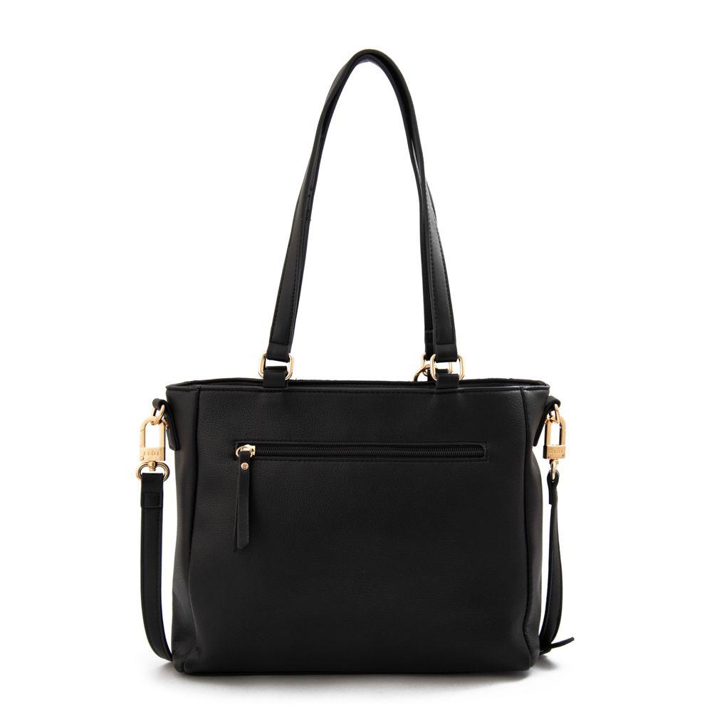 Cartera dos asas mediana celina negro-2
