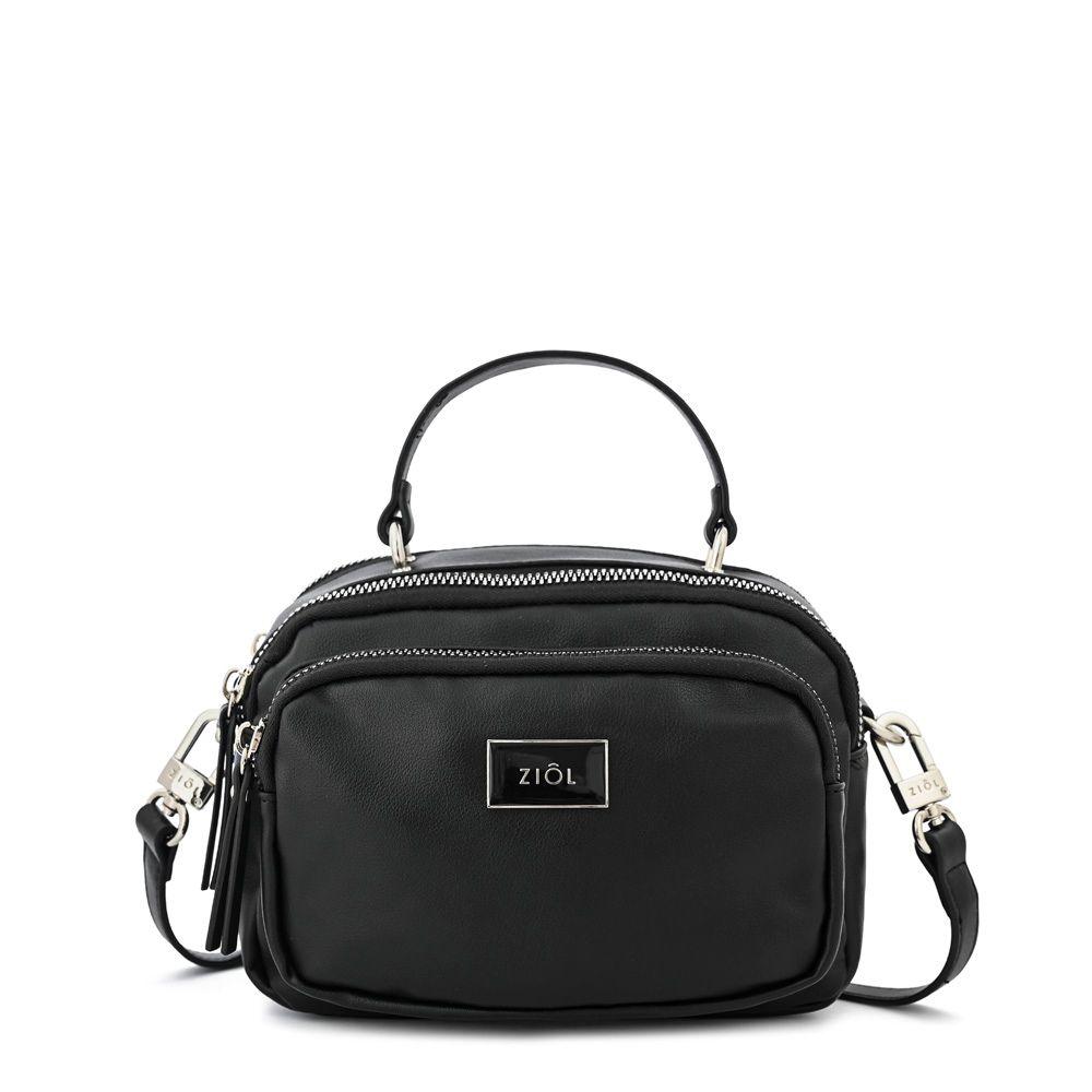 Cartera bandolera pequeña dátil negro-0