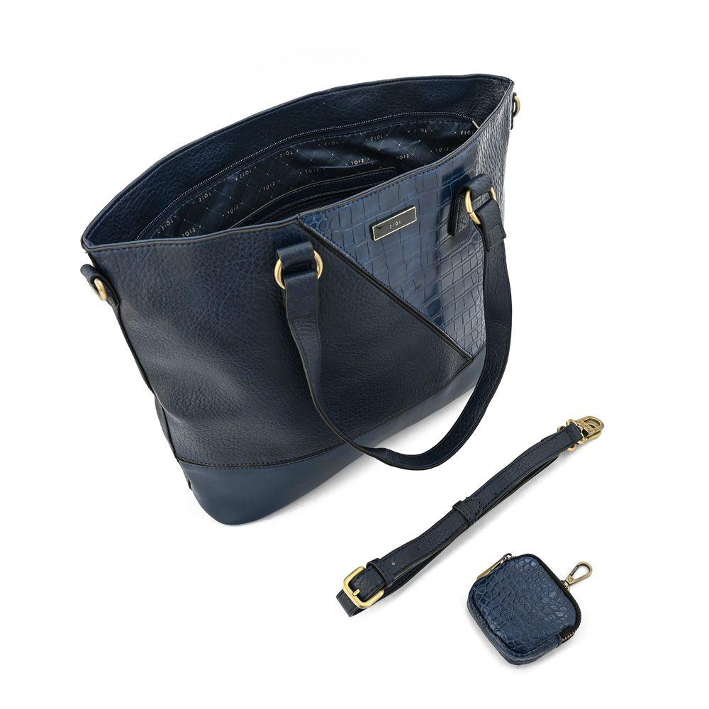 Cartera dos asas grande sira azul oscuro-4