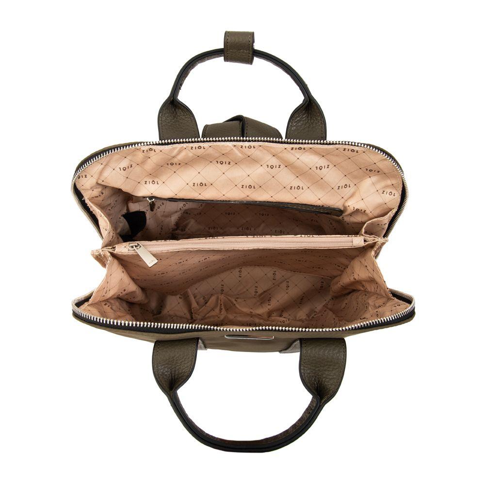 Mochila olga mediana verde oliva-3