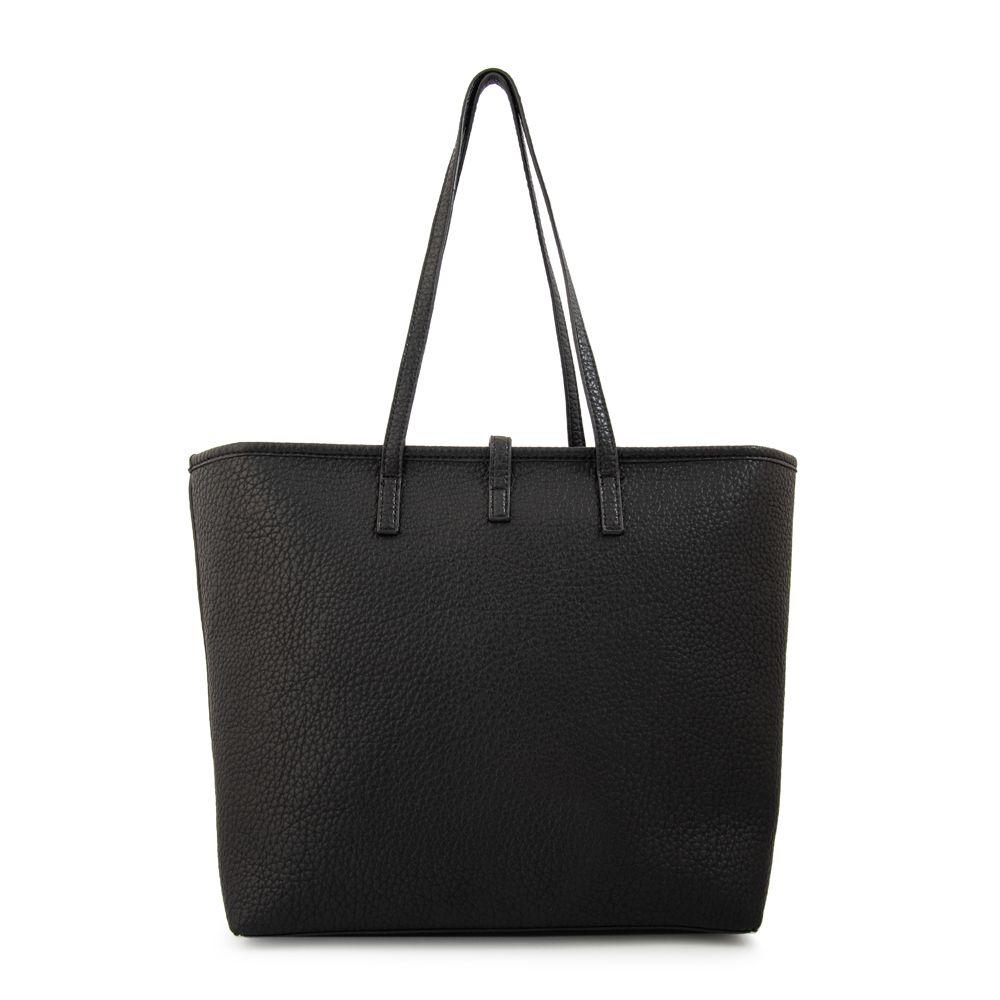 Cartera tote shopping bianca negro-2