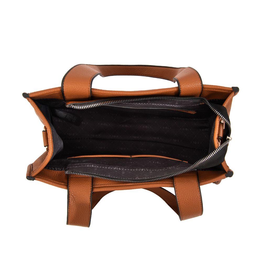 Cartera tote renatta mediana café-3