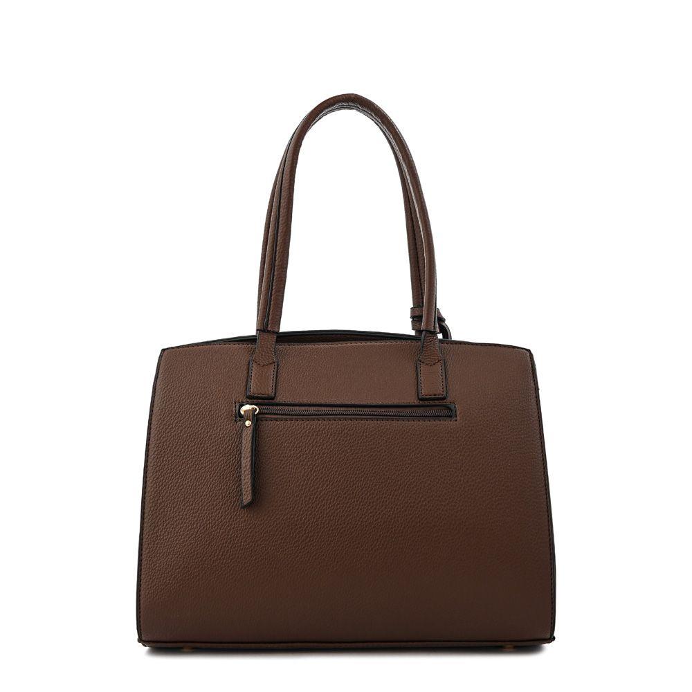Cartera dos asas grande yanina café oscuro-2