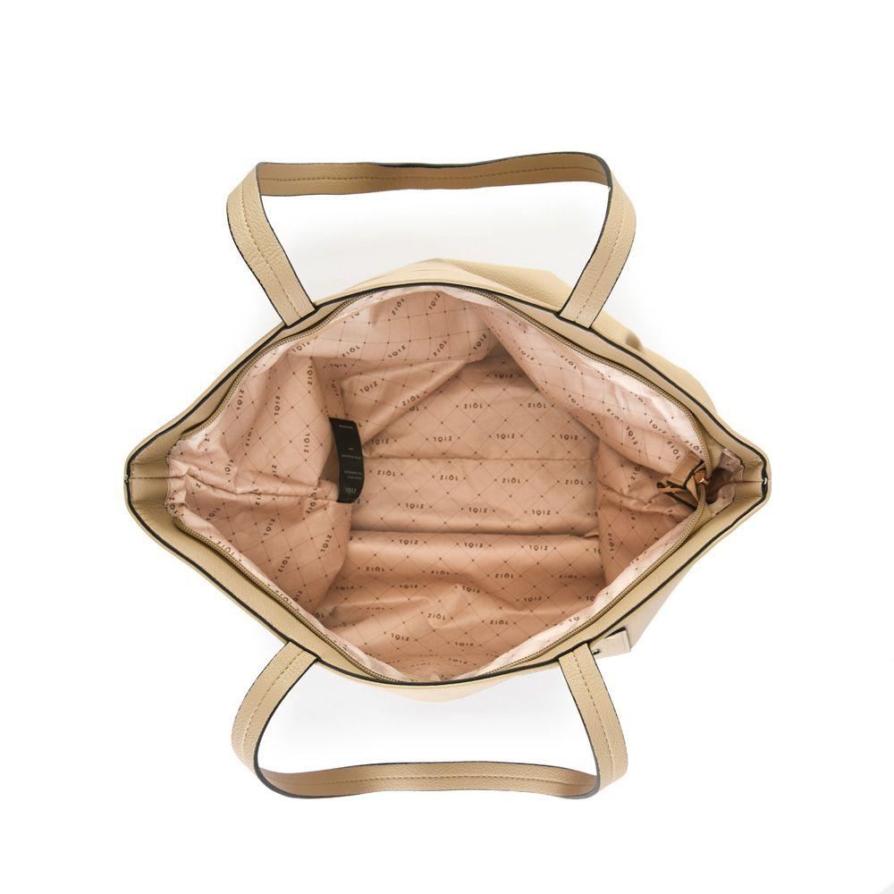 Cartera dos asas mediana aisha taupe-3