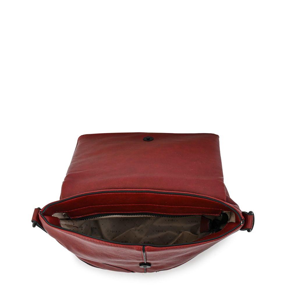 Mochila mediana ema rojo oscuro-3