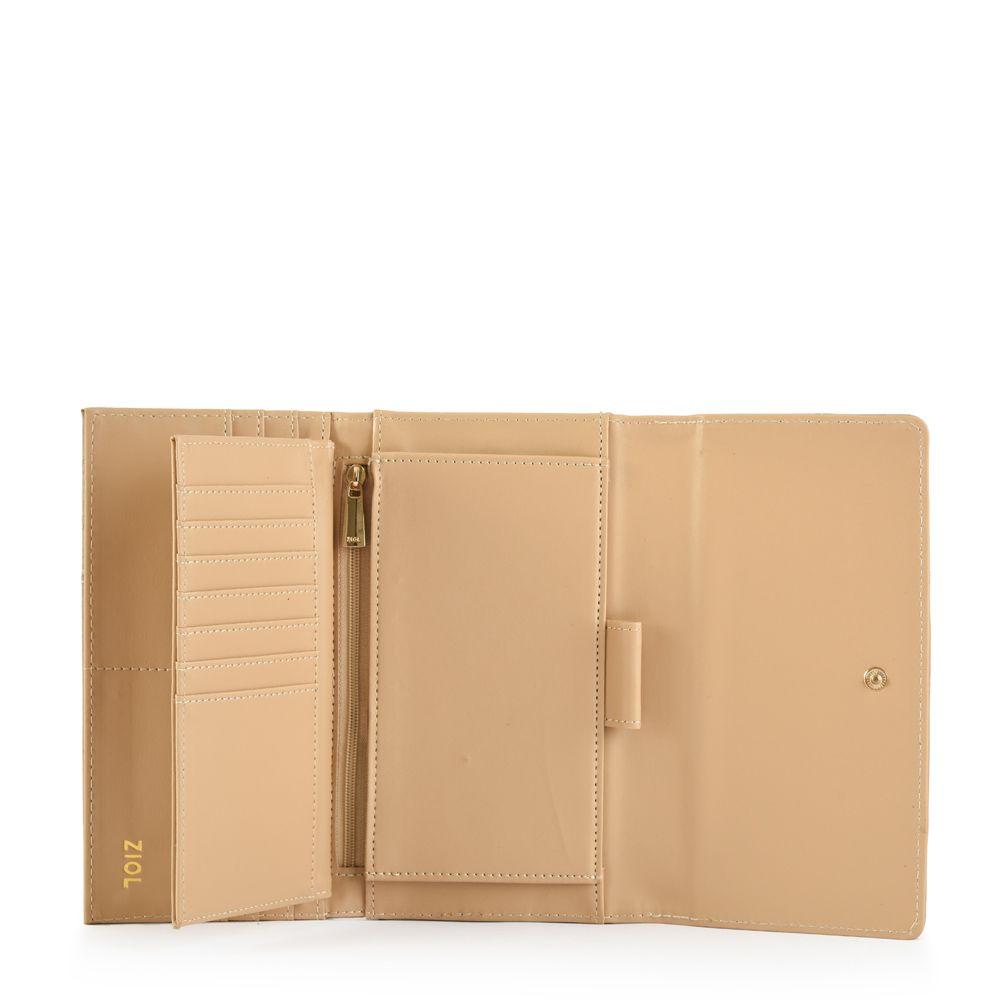 Chequera con flap grande croix taupe-2