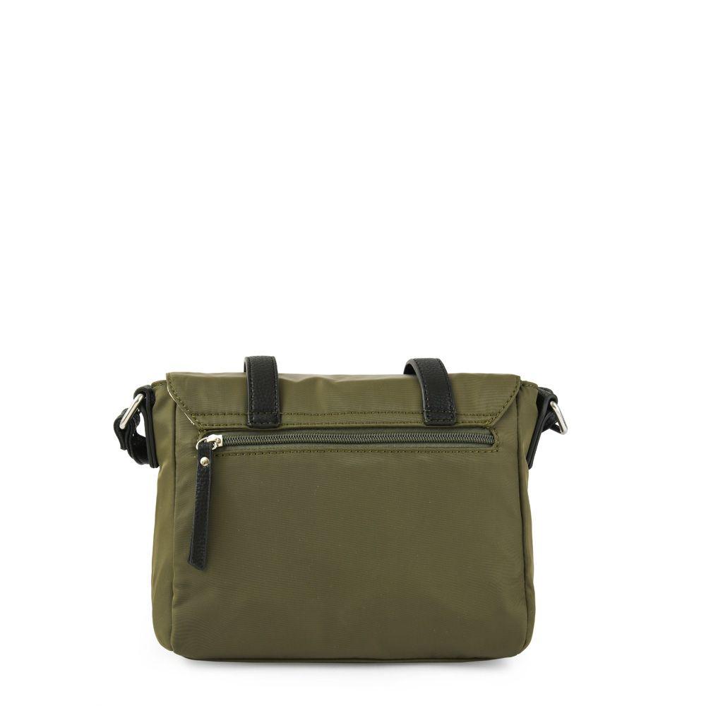 Cartera bandolera con tapa mediana erzurum verde oliva-2