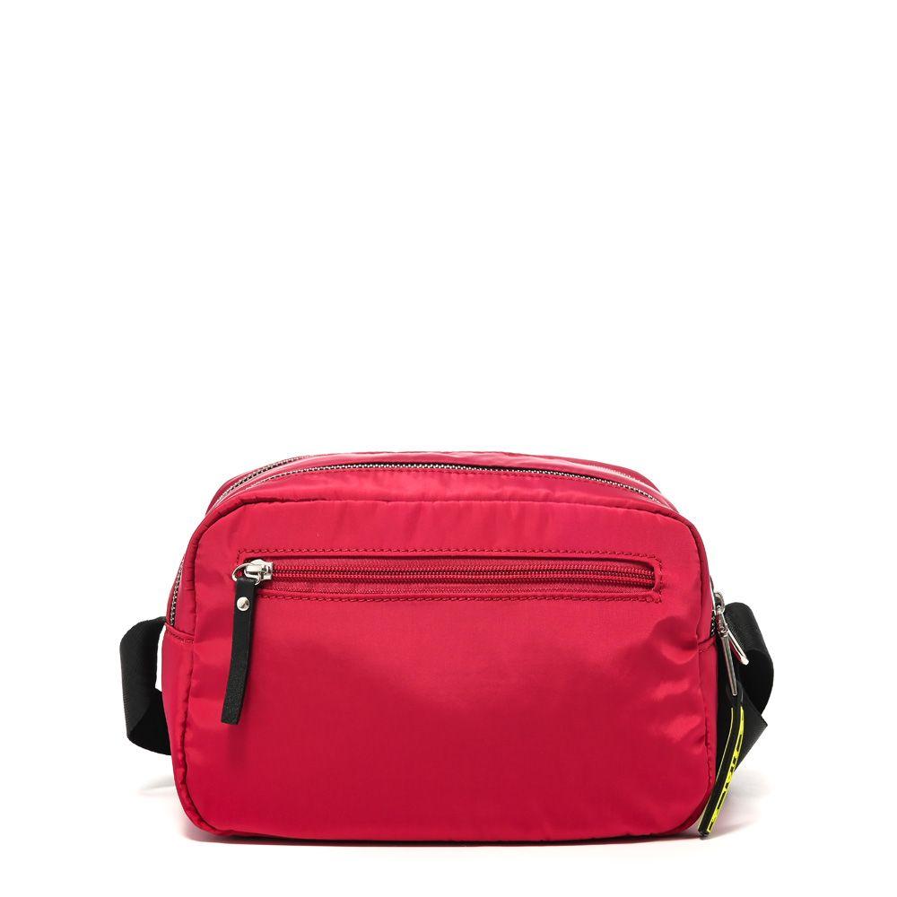 Cartera bandolera mediana puffy fucsia-2