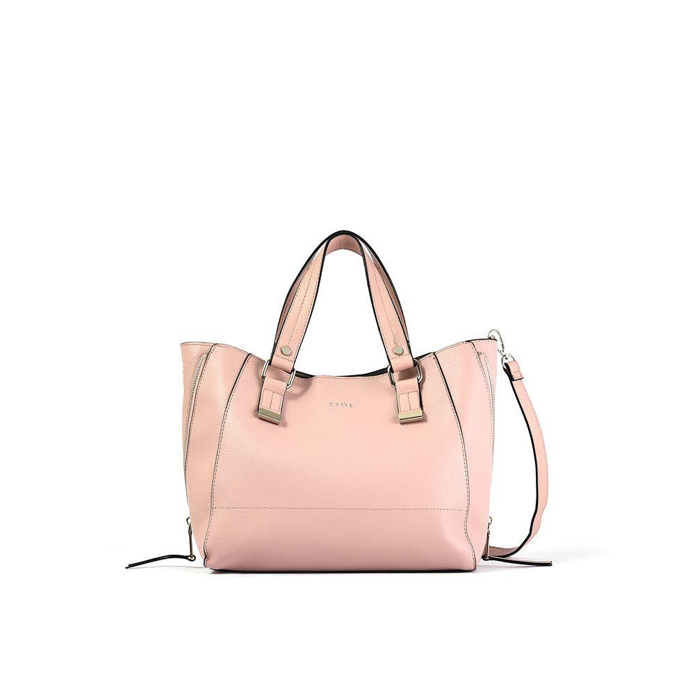 Cartera dos asas gasparna rosado claro-0