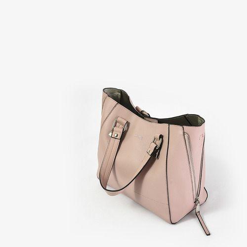 Cartera dos asas gasparna rosado claro-6