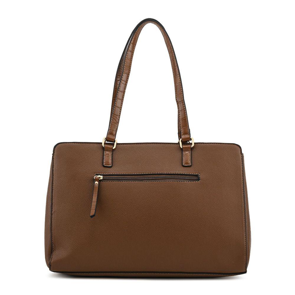 Cartera dos asas porta notebook grande dominica café-2