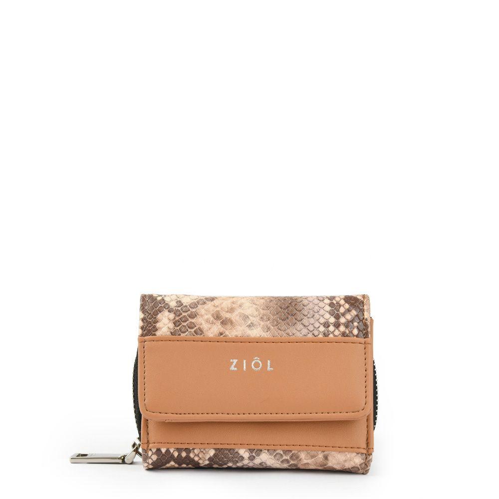 Mardin Billetera Cierre Exterior Chica Beige-0