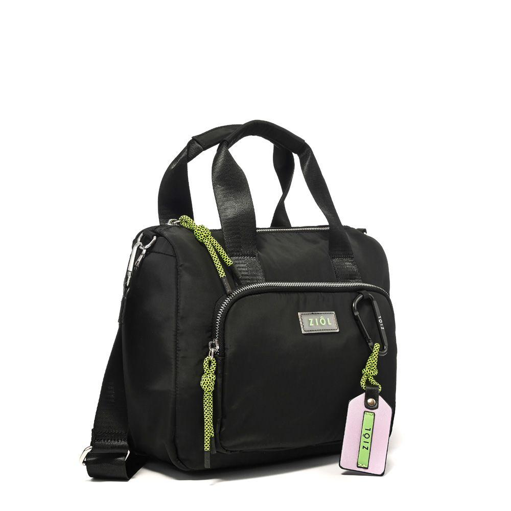 Cartera dos asas mediana belen negro-1
