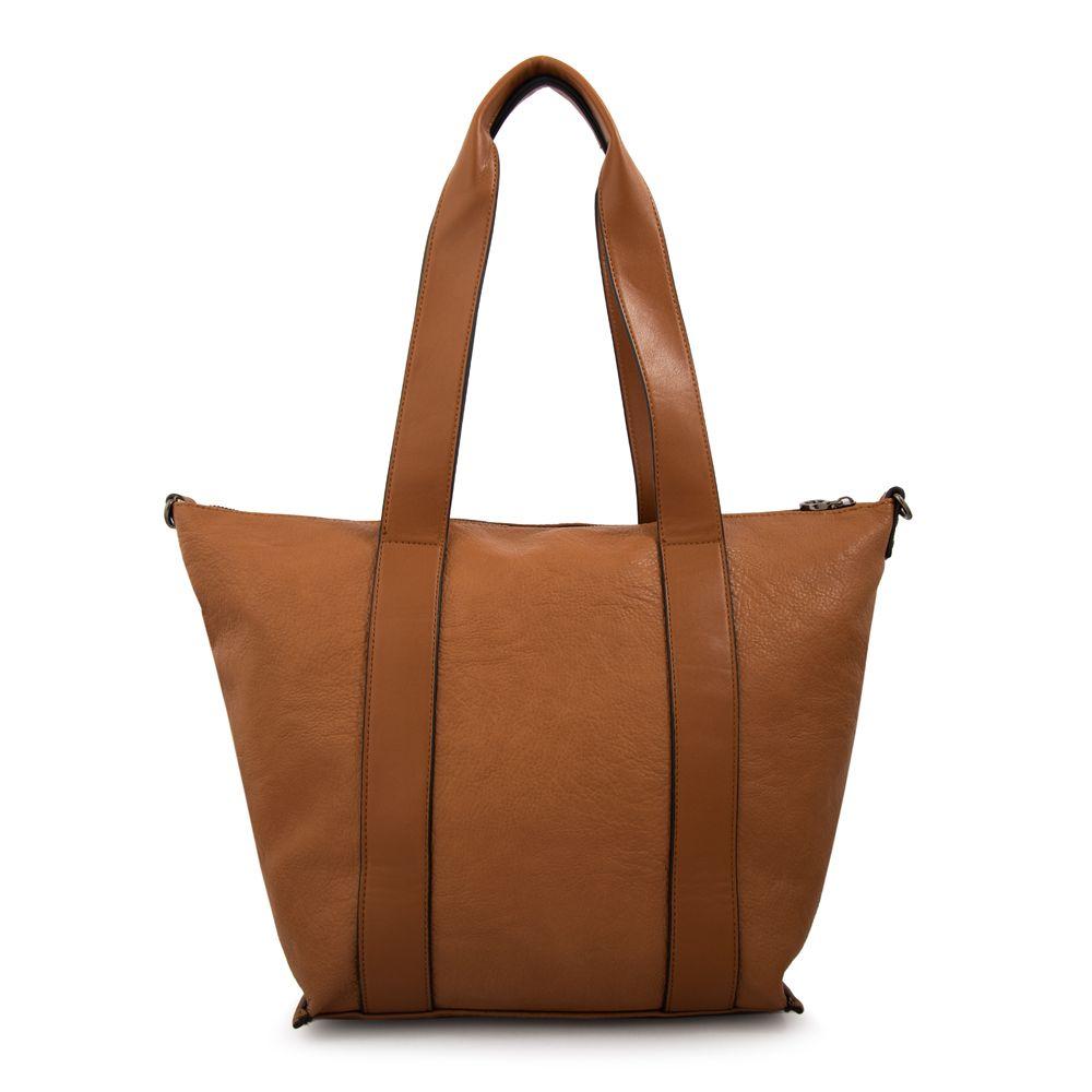 Cartera tote nelly grande camel-2