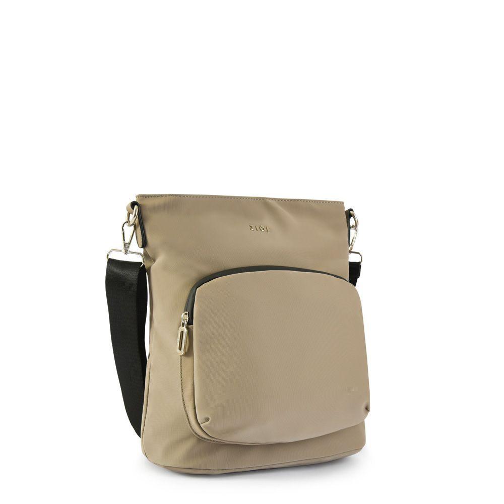 Bandolera Mosset Mediana Taupe Ziol-1