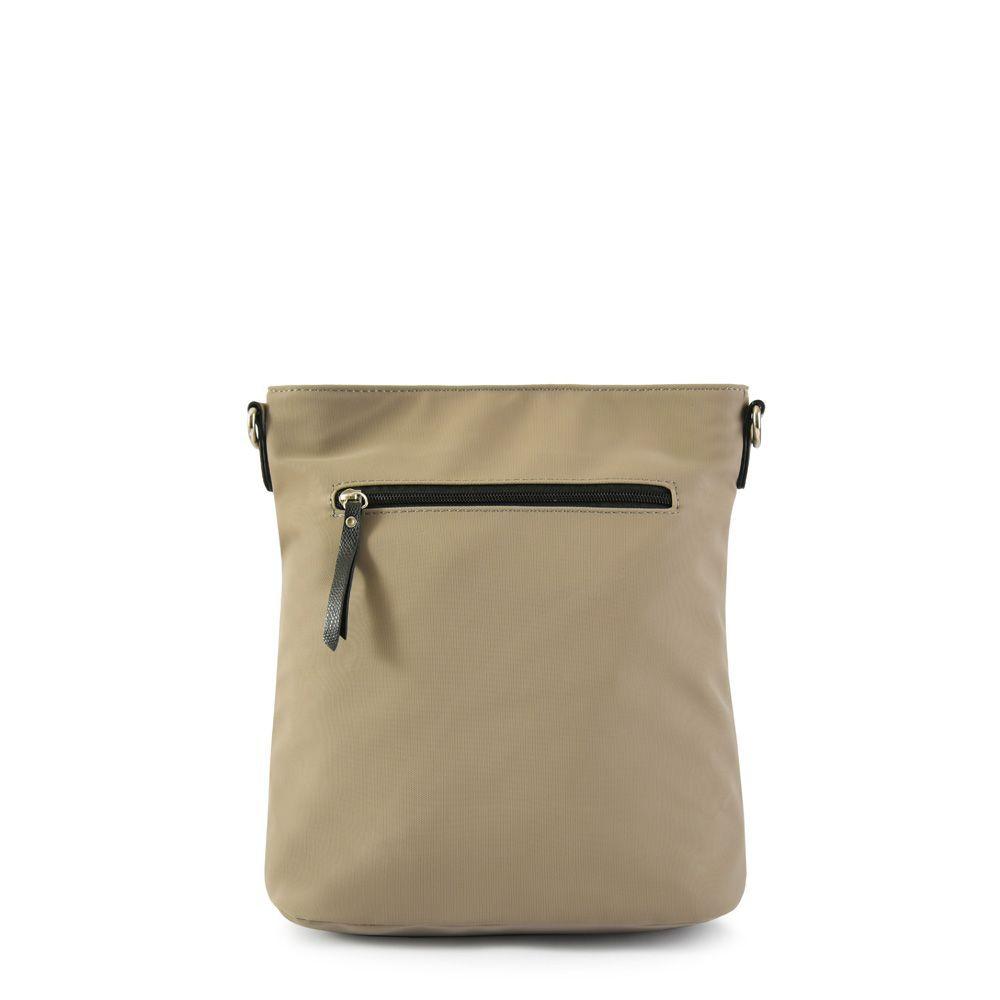 Bandolera Mosset Mediana Taupe Ziol-2