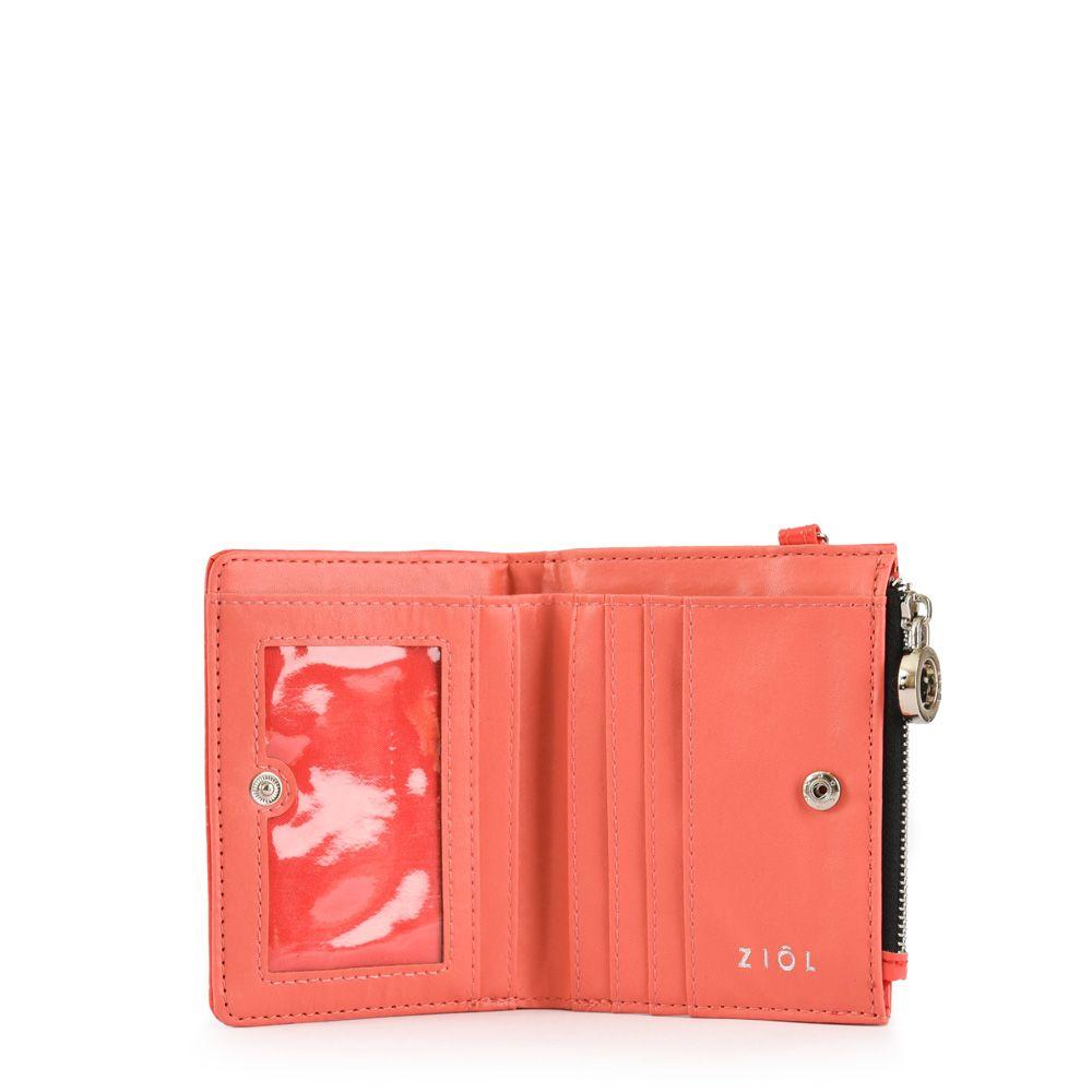 Monedero rectangular pequeña mila coral-1