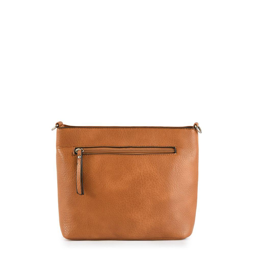 Cartera bandolera mediana kristal camel-2