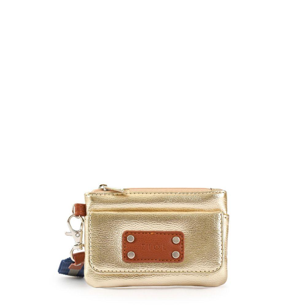Monedero rectangular pequeña tadea dorado-0
