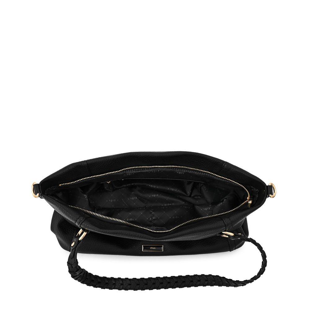 Cartera dos asas grande rosita negro-3