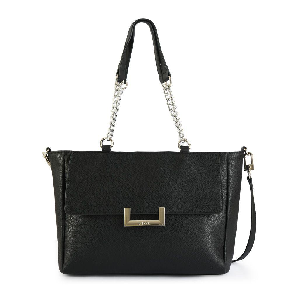 Cartera dos asas mediana lucca negro-0