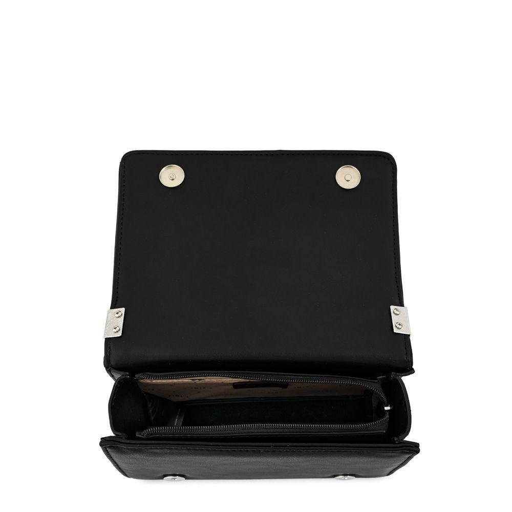 Cartera bandolera con tapa pequeña nay negro-3
