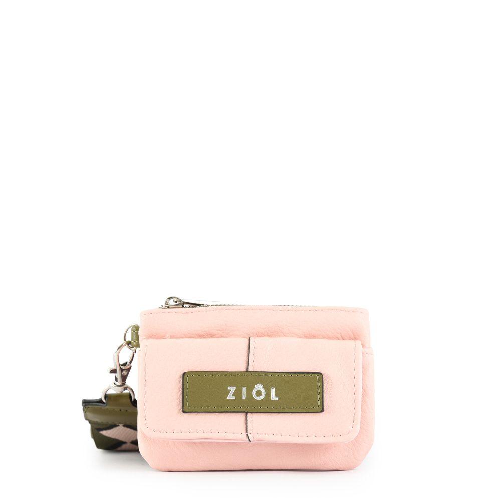 Monedero rectangular pequeña turin rosado claro-0