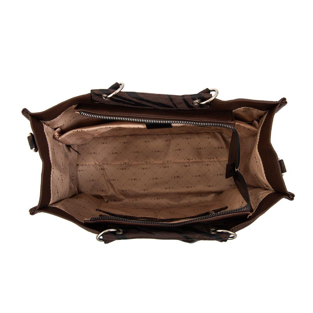 Cartera tote porta notebook simoneta café oscuro-3