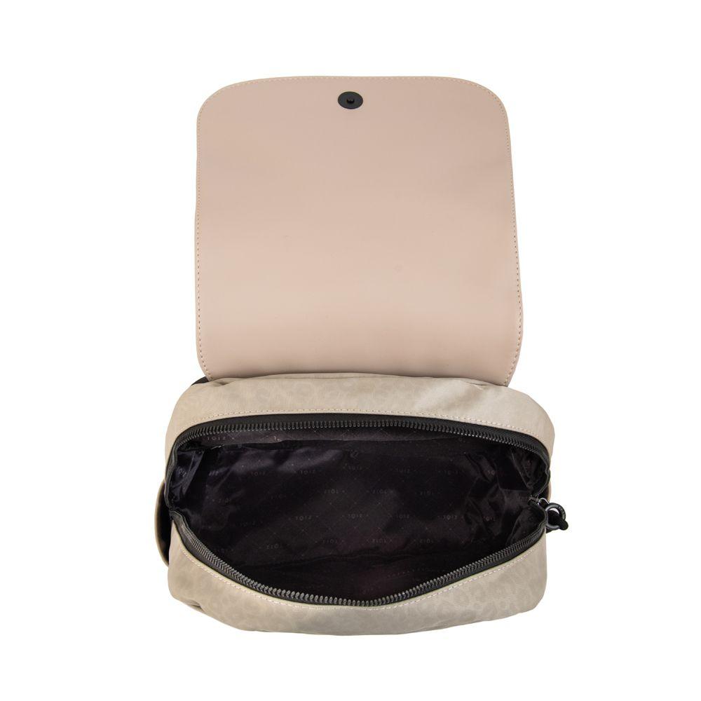 Mochila con tapa selina mediana gris-3