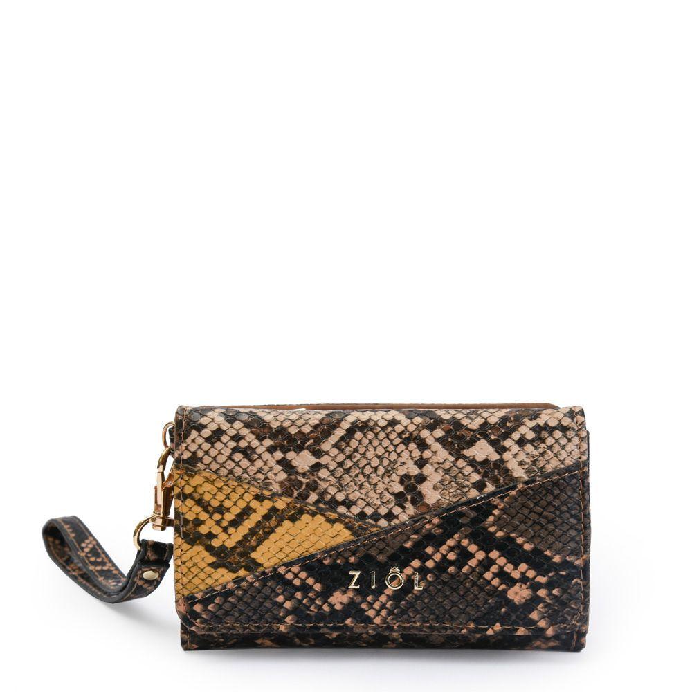 Baiser Billetera Mediana Café-0