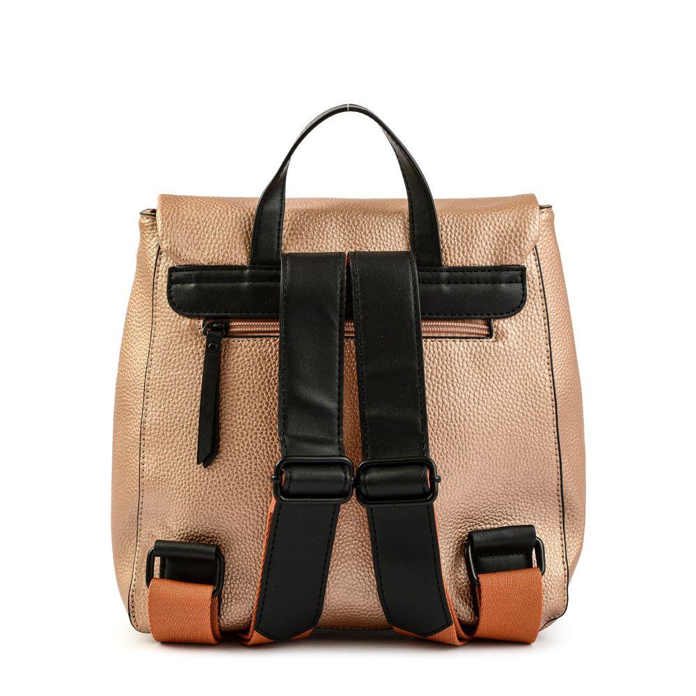 Mochila con tapa mediana charlize cobre-2