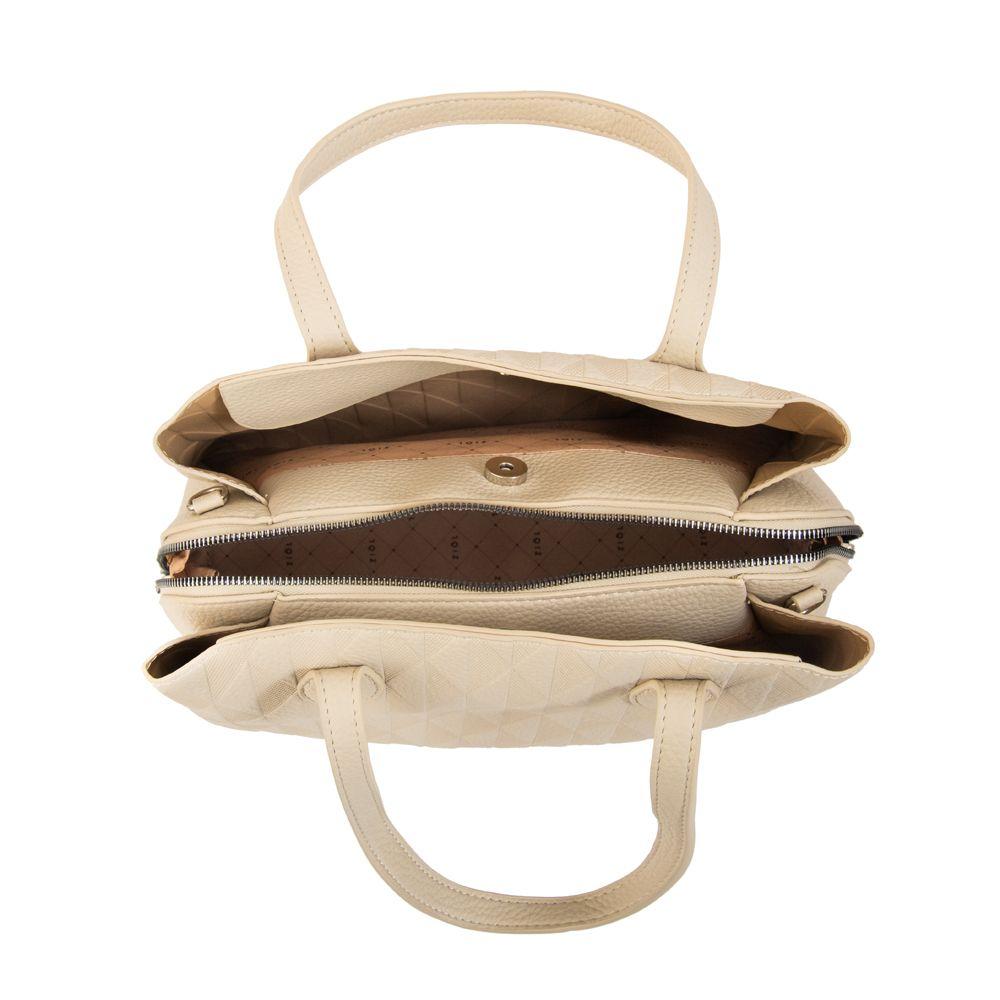 Cartera tote francini mediana blanco crudo-3