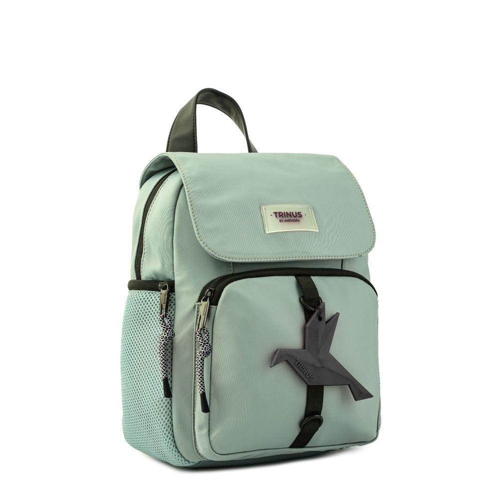 Surrey mochila con tapa grande gris-1