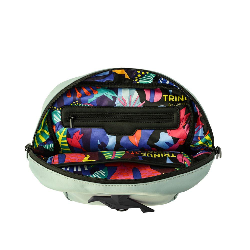 Surrey mochila con tapa grande gris-3