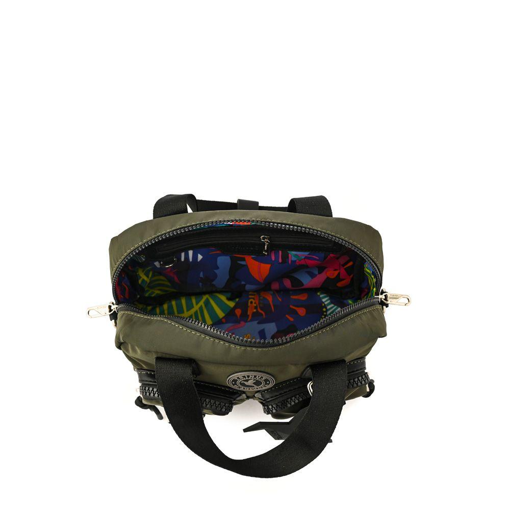 Cartera bandolera mediana patsy verde oliva-3