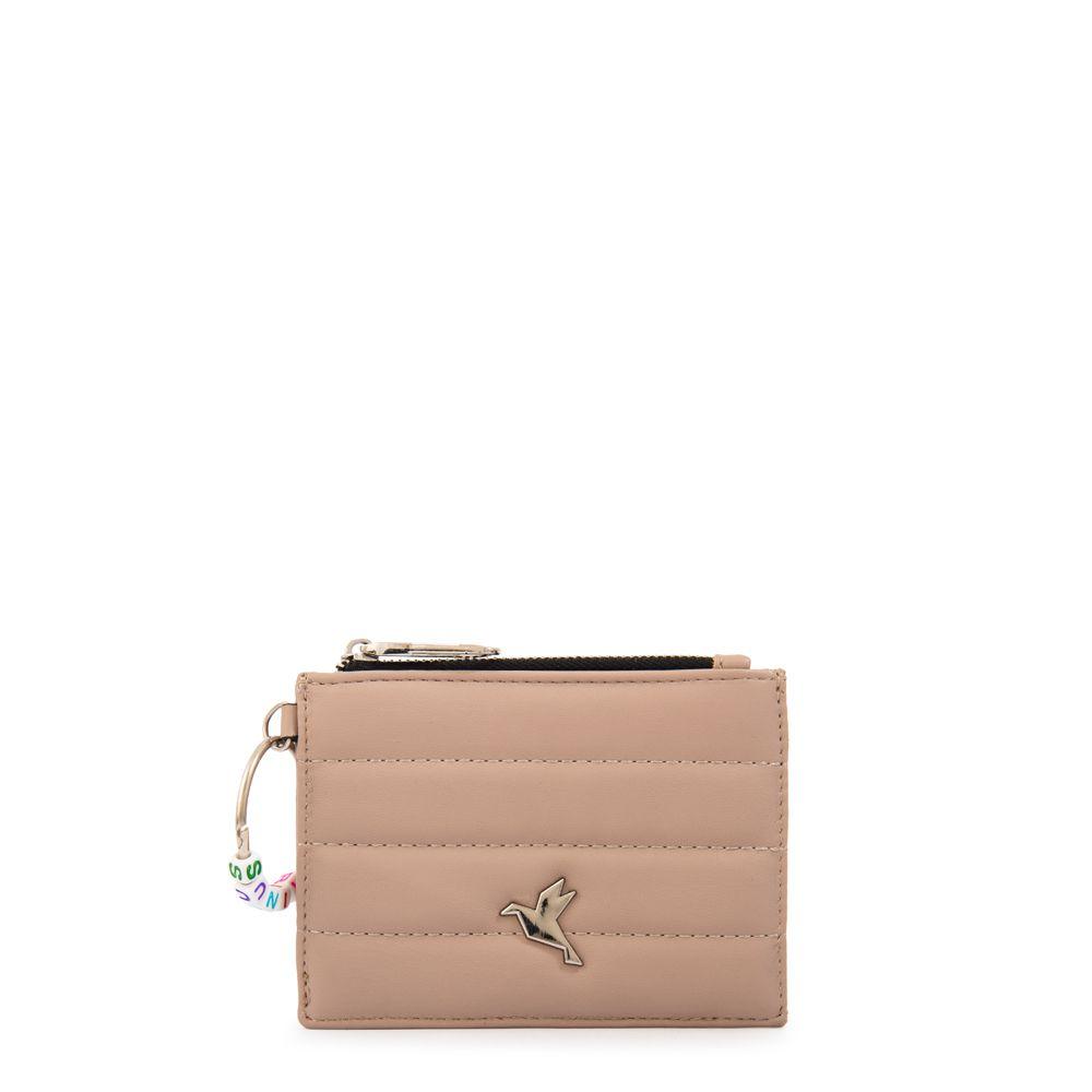 Tarjetero monedero galadri pequeña beige-0