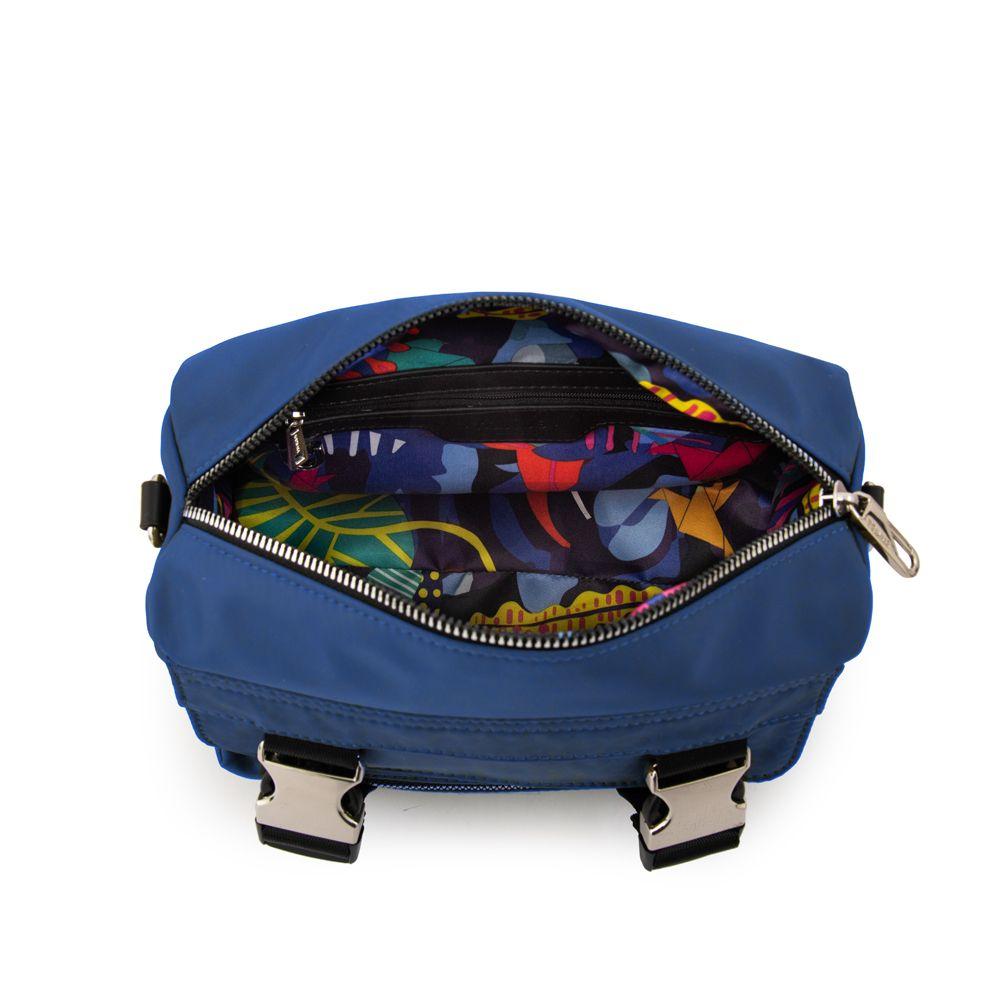 Cartera bandolera college pequeña azul-3