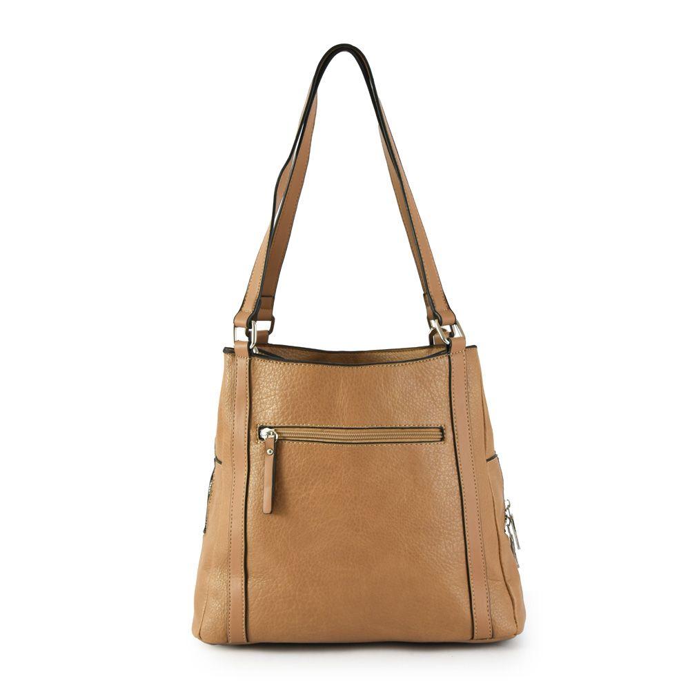 Cartera dos asas mediana marceli taupe-2