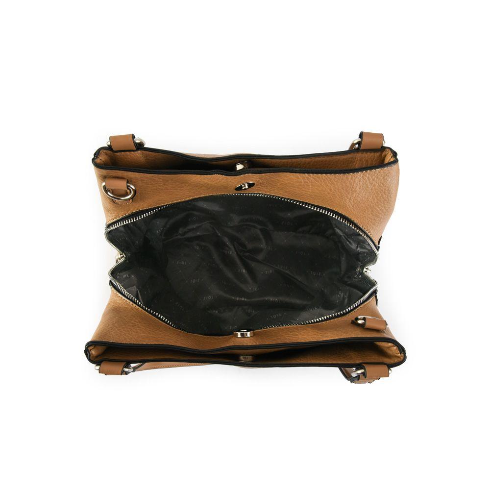 Cartera dos asas mediana marceli taupe-3