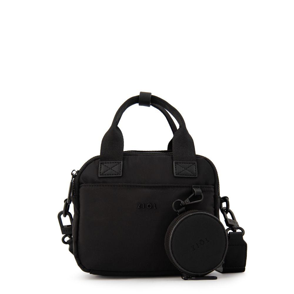 Cartera Bandolera coral pequeña negro-0