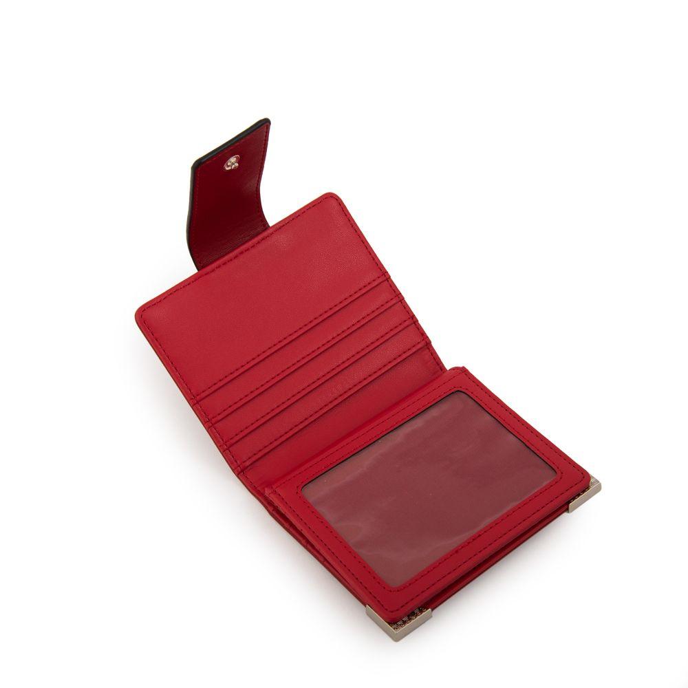 Billetera demin pequeña rojo-1