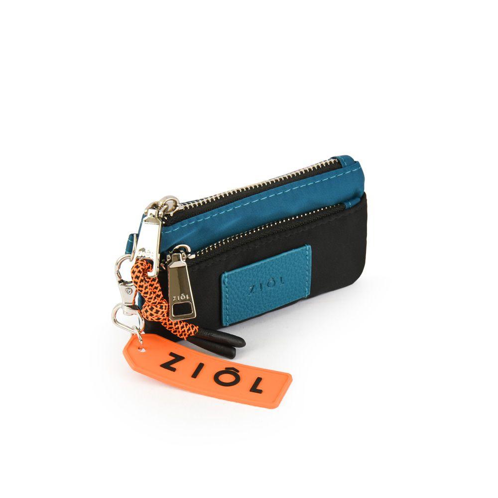 Monedero rectangular pequeña evania negro-1