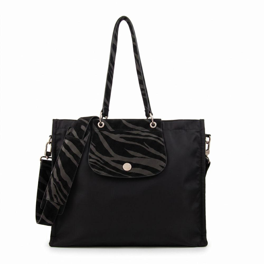 Cartera tote porta notebook simoneta negro-0