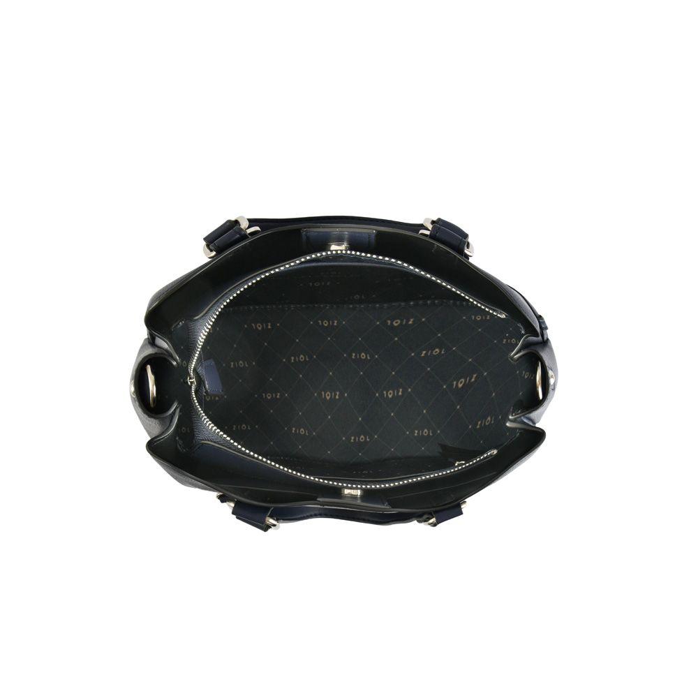 Cartera bandolera mediana malva azul oscuro-3